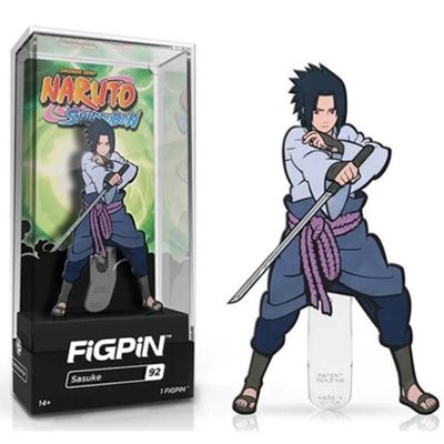 Naruto Shippuden Sasuke FiGPiN #92 Enamel Pin