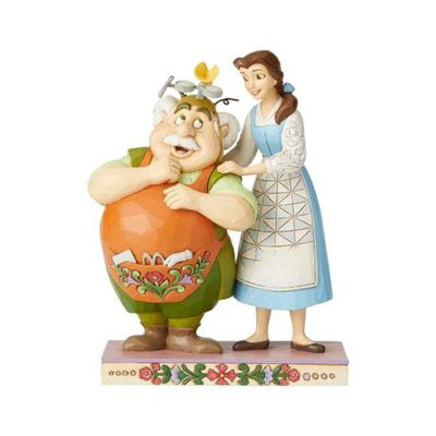 Disney Beauty & The Beast Belle & Maurice Statue Jim Shore