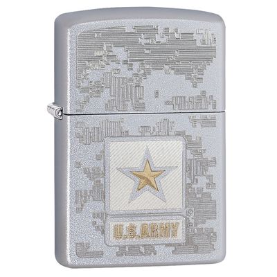 US Army Etched Digi Camo Zippo