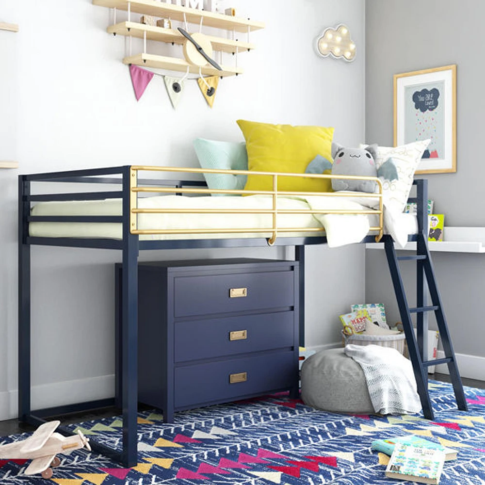 Lit mezzanine en métal pour enfant Monarch Hill Haven de Little Seeds