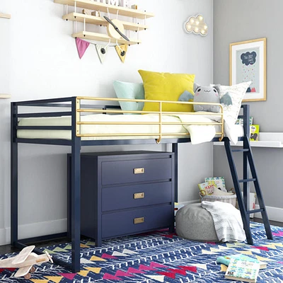 Lit mezzanine en métal pour enfant Monarch Hill Haven de Little Seeds
