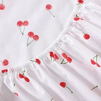 Ensemble de draps en tissu cerisé Poppy & Fritz