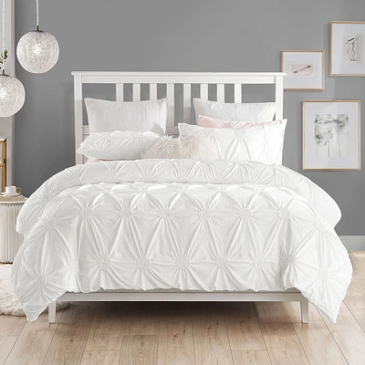 Housse de couette fronce floral Swift Home