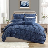 Housse de couette fronce floral Swift Home