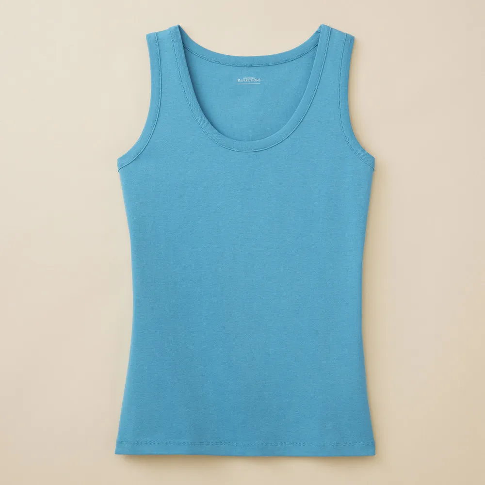 Solid Scoopneck Tank