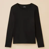 Petite - Long Sleeve Crewneck Tee