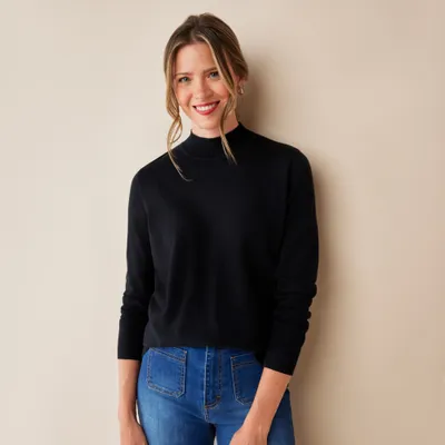 City Mockneck Sweater