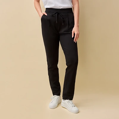 Drawstring Ponte Pant