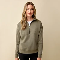 Quarter Zip Fleece Sweatshirt