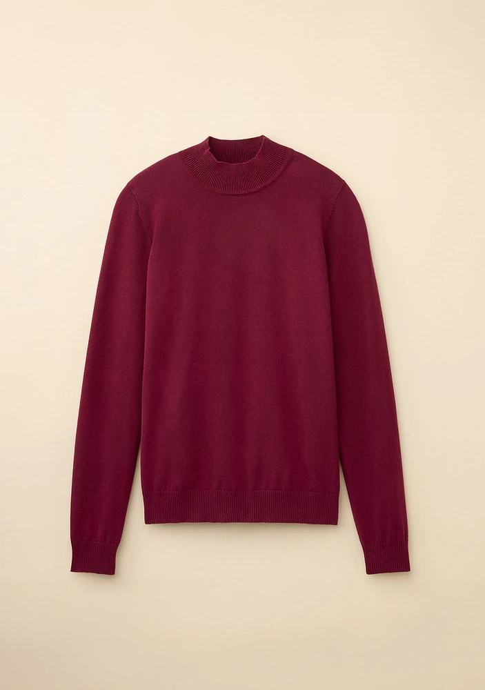 City Mockneck Sweater