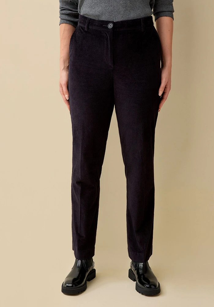 Corduroy Straight Leg Pant