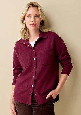 Snap Front Fleece Shirt