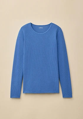 Waffle Knit Crewneck Tee