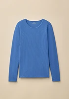 Waffle Knit Crewneck Tee
