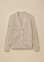 Marled V-Neck Cardigan