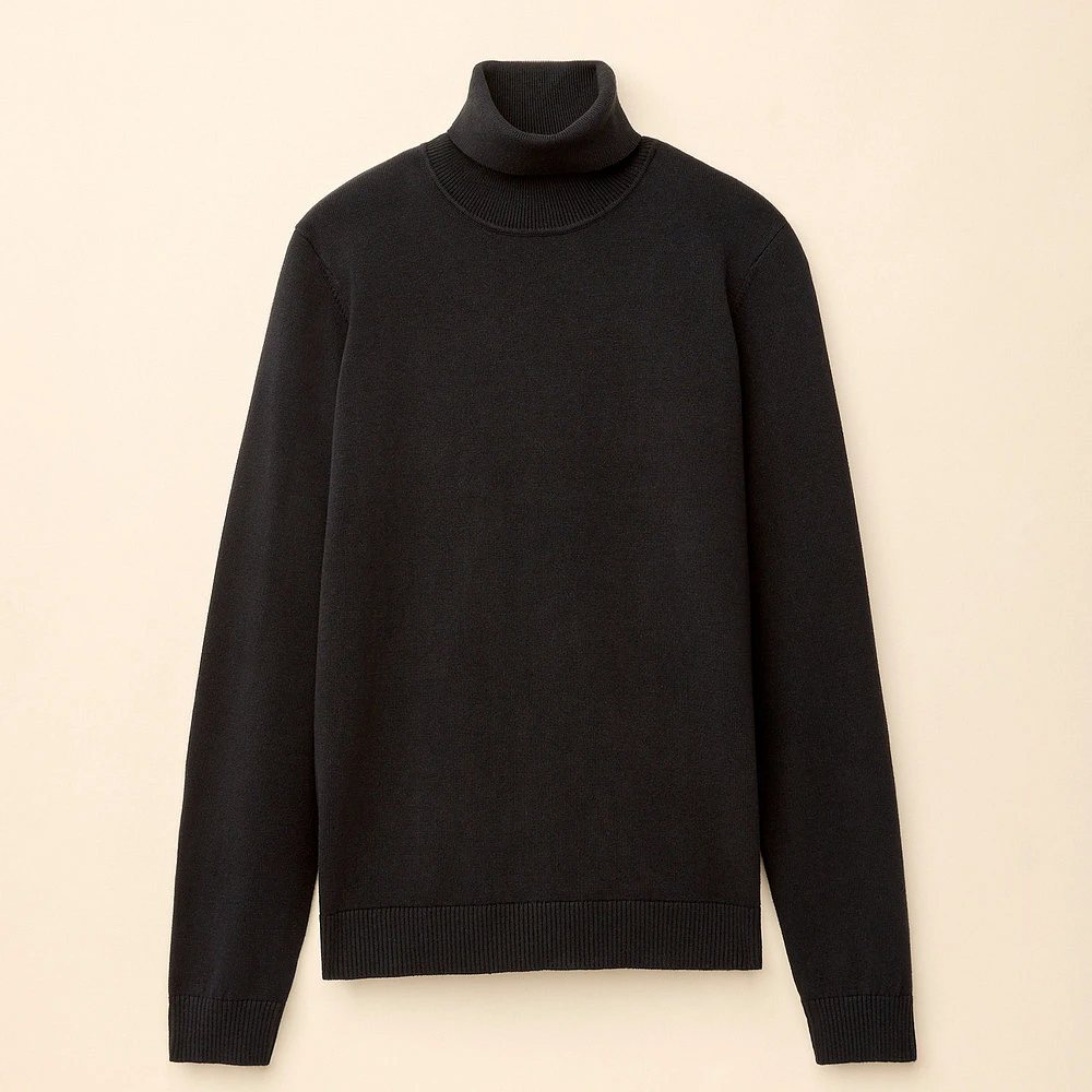 Cotton Turtleneck Sweater