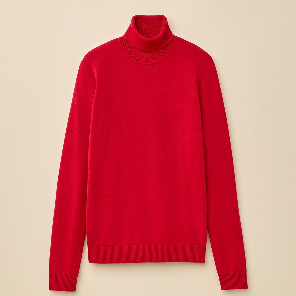 Cotton Turtleneck Sweater