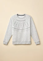 Holiday Studded Long Sleeve Sweatshirt