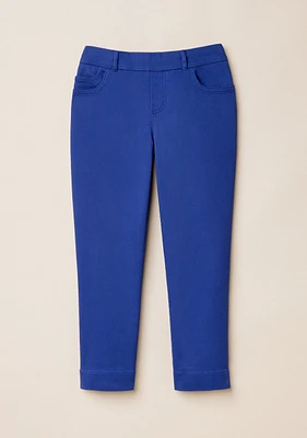 Comfort Fit Microsand Crop Pant