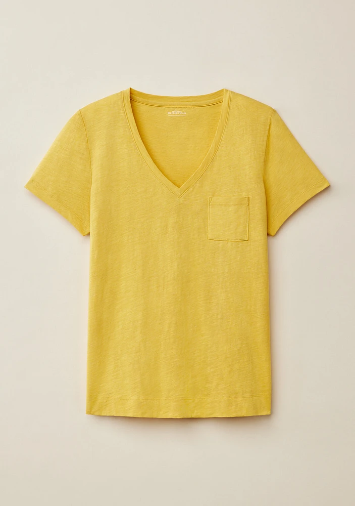 V-Neck Pocket Tee