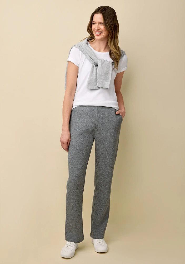 Uncuffed Fleece Sweatpant