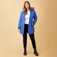Diamond Quilted Winter Jacket