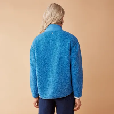 Petite - Mixed Media Teddy Jacket