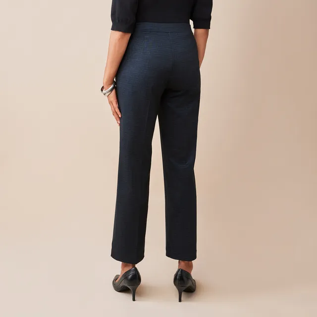 Bradley Bootcut Pant in Patterned Luxe Ponte