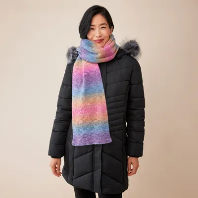 Ombre Knit Scarf