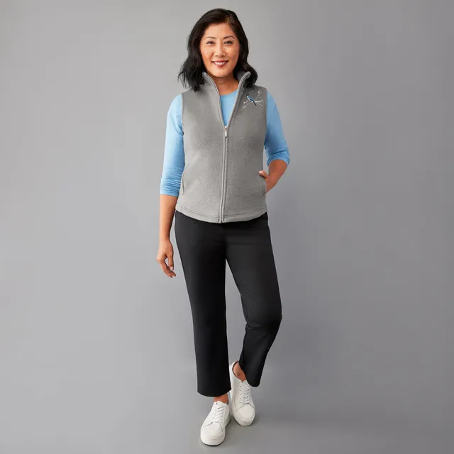 Snap Front Fleece Vest