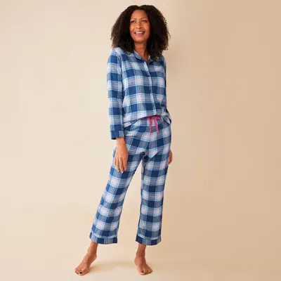 Blue Plaid Pyjama Set