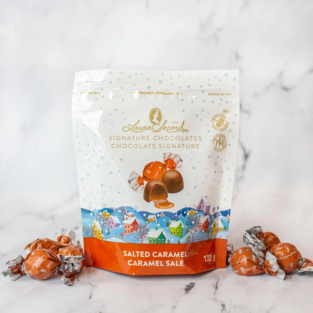 Sachet de chocolats Signature au caramel salé 132 g [86631]