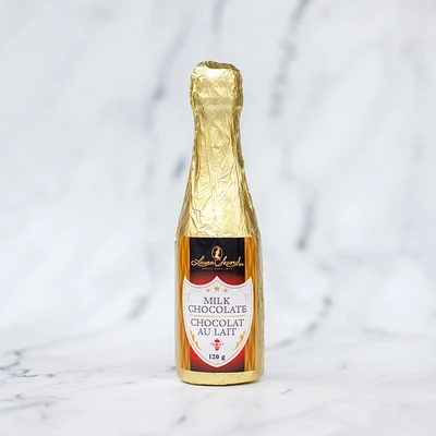 Bouteille de champagne en chocolat au lait creux 120 g [86591]