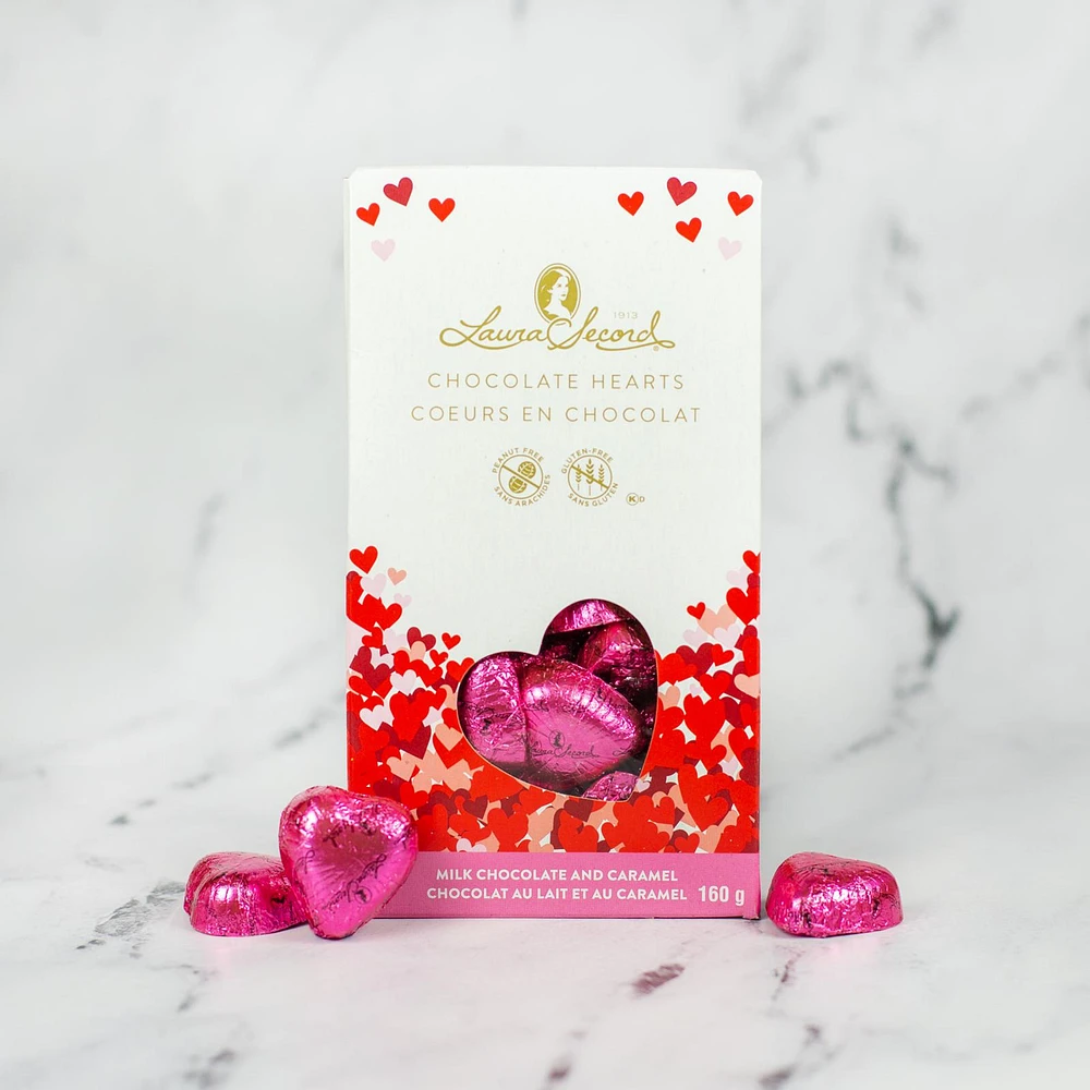 Sachet de coeurs au caramel 160 g [92325]