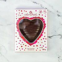 Coeur en chocolat noir 70 % solide 190 g [86371]