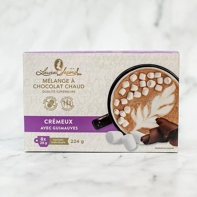 Boîte de 8 unités de chocolat chaud crémeux avec guimauves [92182]