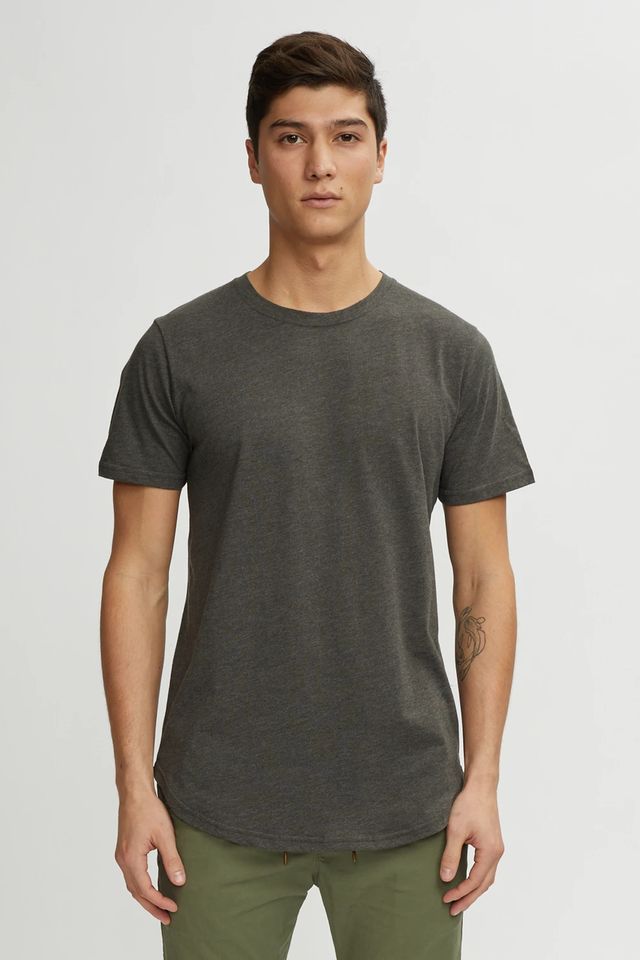 Scoop Tee Dark Olive