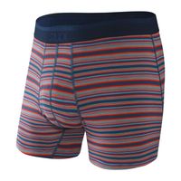 Platinum Boxer Brief Fly Blue Mirage Stripe