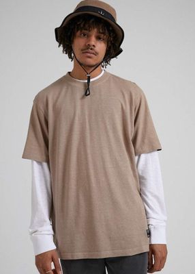 Classic Hemp Retro T-Shirt Sand