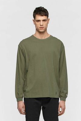 Organic Vintage Long Sleeve Olive