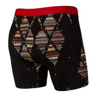 Ultra Boxer Brief Fly Black Argyle