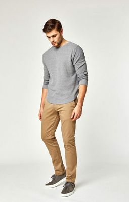 Johnny Slim Leg Chino British Khaki Twill