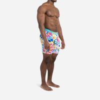 Classic Boxer Brief Print Tie Dye Happy