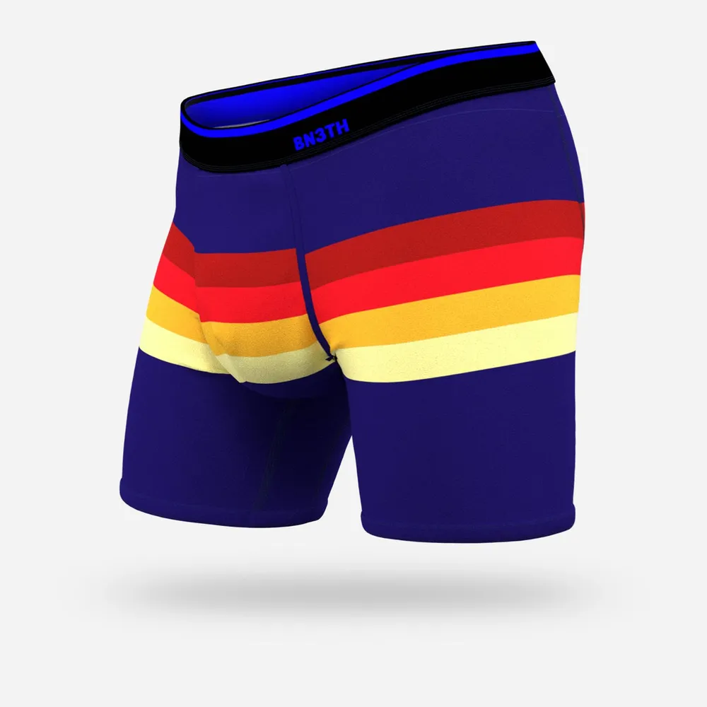 Classic Boxer Brief Print Retro Stripe