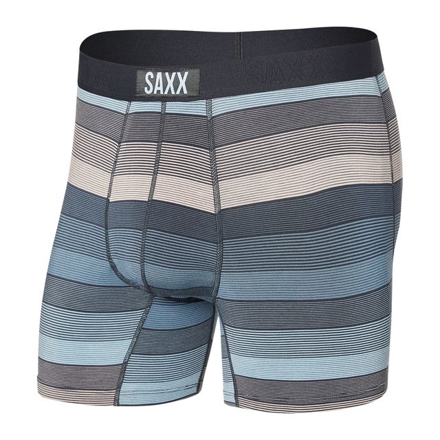 SAXX Vibe Boxer Brief Hazy Stripe Washed Blue