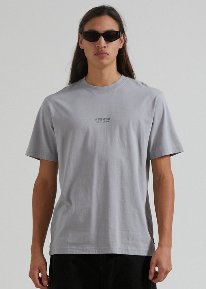 Credits Recycled Retro Fit T-Shirt Grey