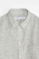 Japanese Oxford Long Sleeve Shirt Melange grey