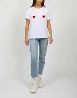 Double Hearty T-Shirt White