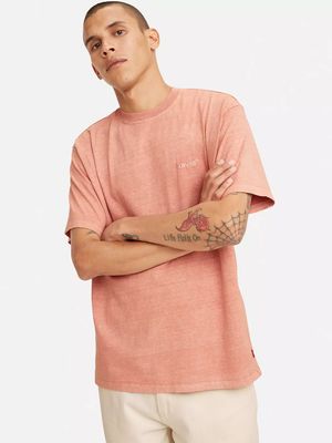 Red Tab Vintage T-Shirt Natural Pink