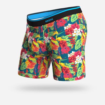 Classic Boxer Brief Print Canopy Teal